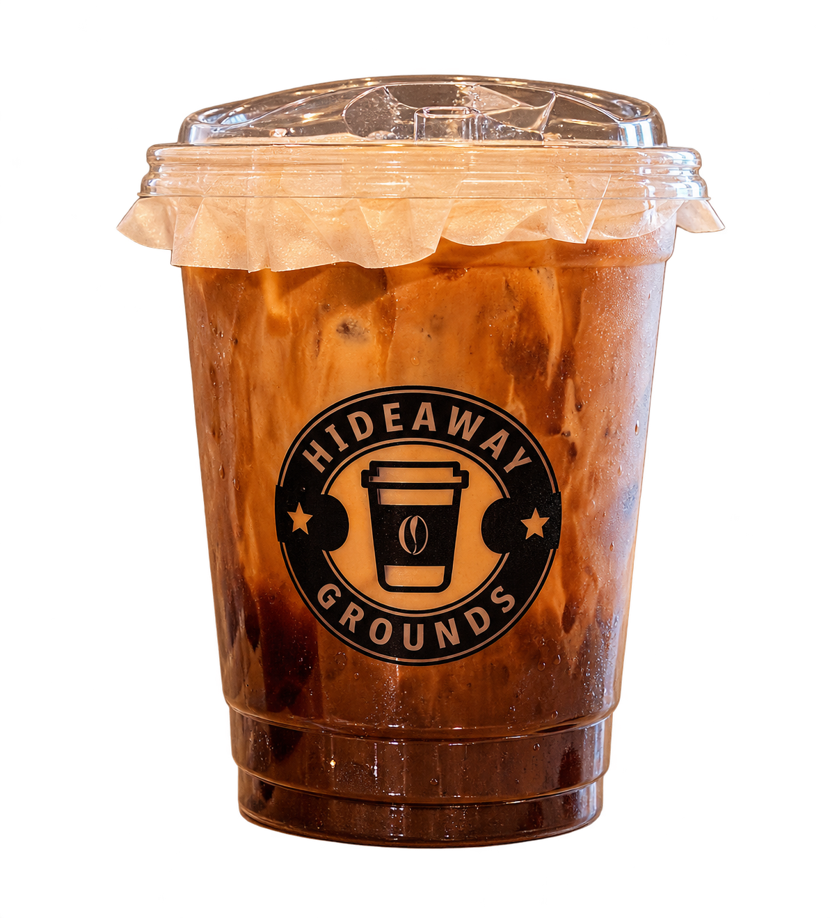 Iced Coffee isolated from the Hideaway product photograph